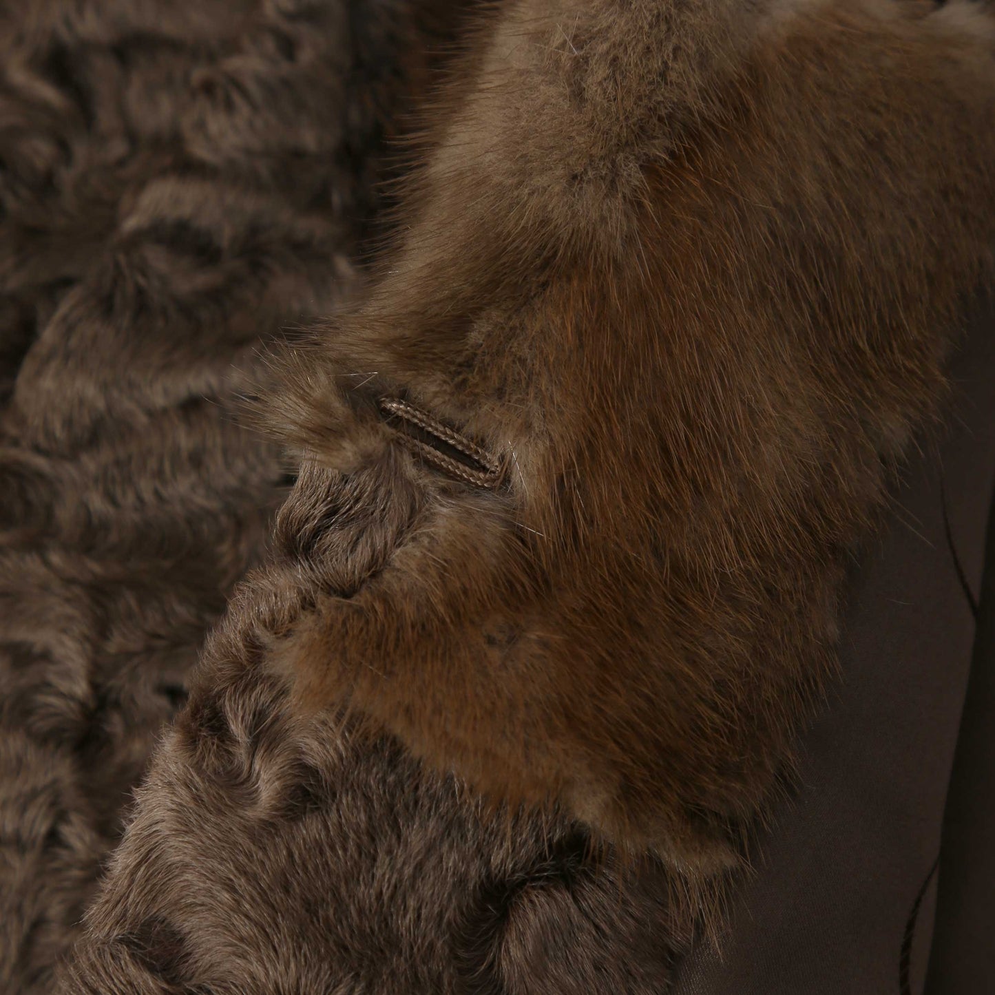 'Jigsaw puzzle' Fur Jacket