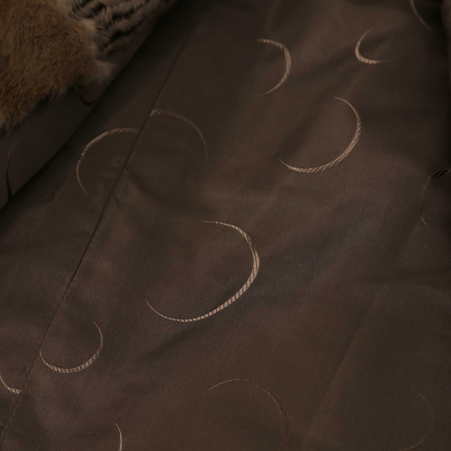 'Jigsaw puzzle' Fur Jacket