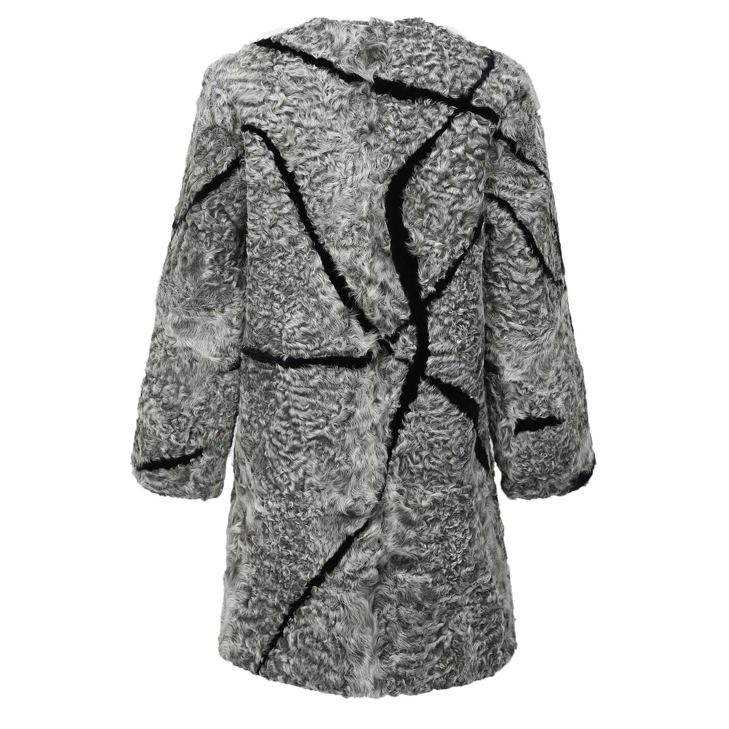 Lamb and Mink 'Art design' Jacket