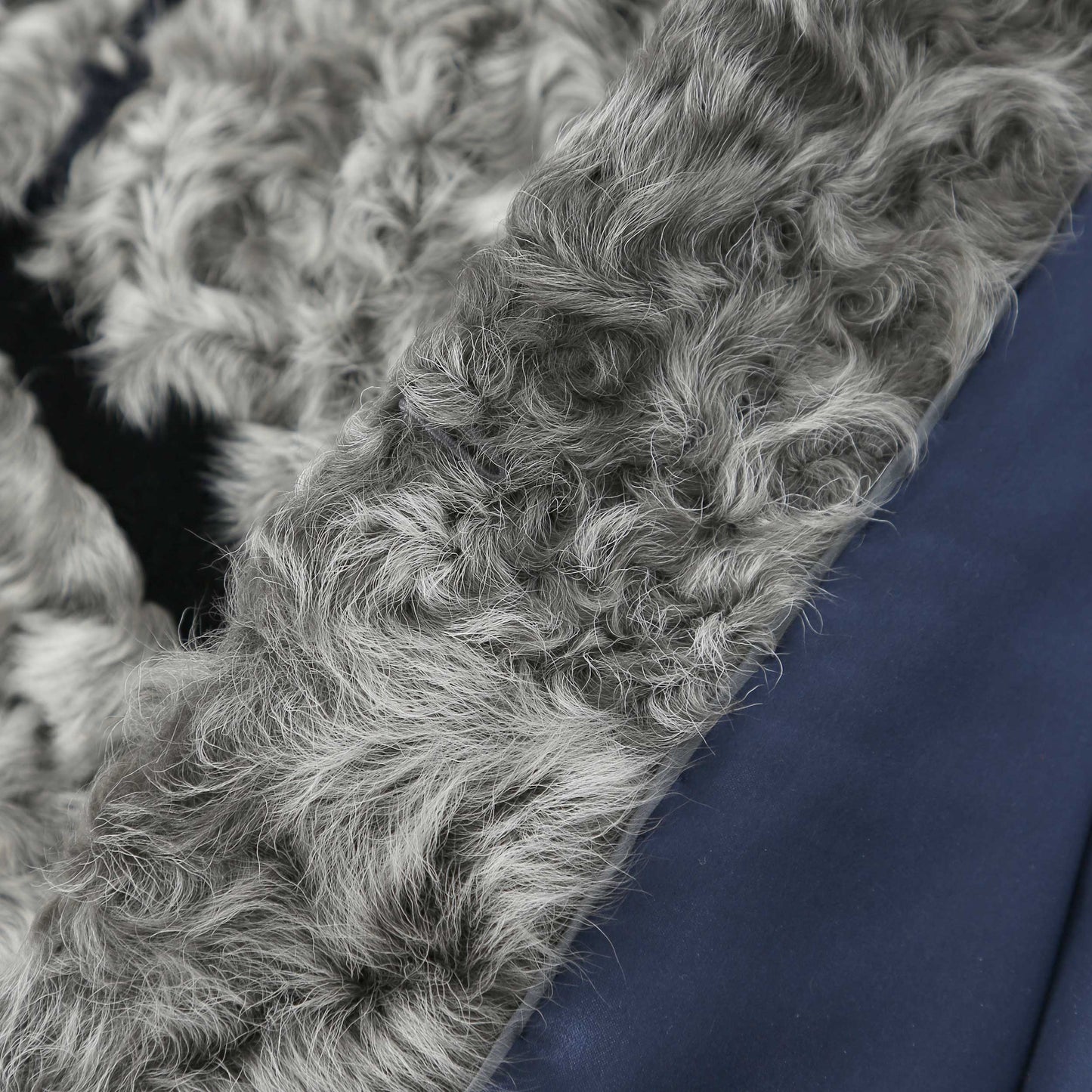 Lamb and Mink 'Art design' Jacket