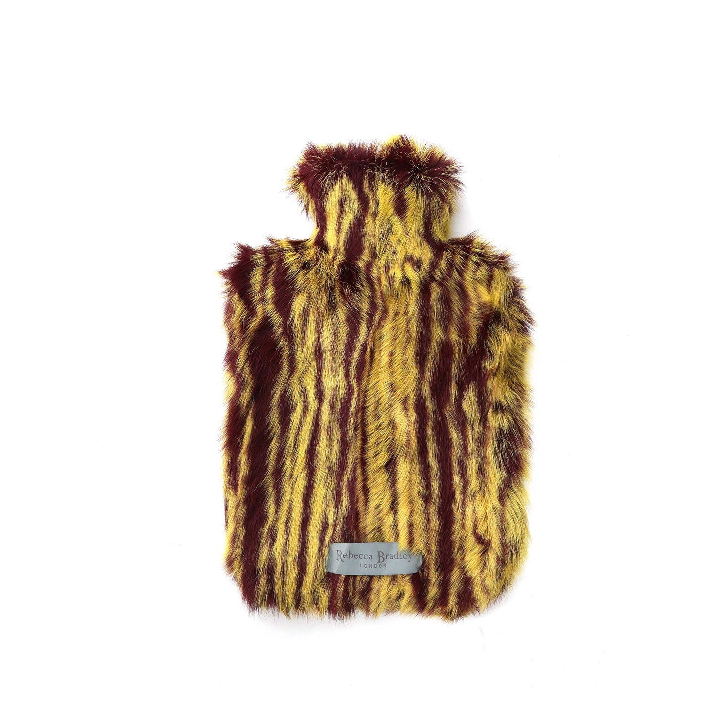 Yellow and wine stripe Hot Water Bottle