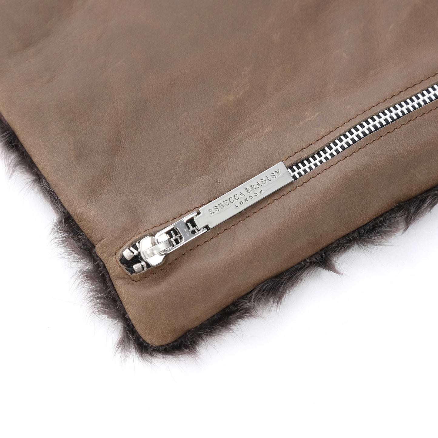 Brown Lamb wallet bag