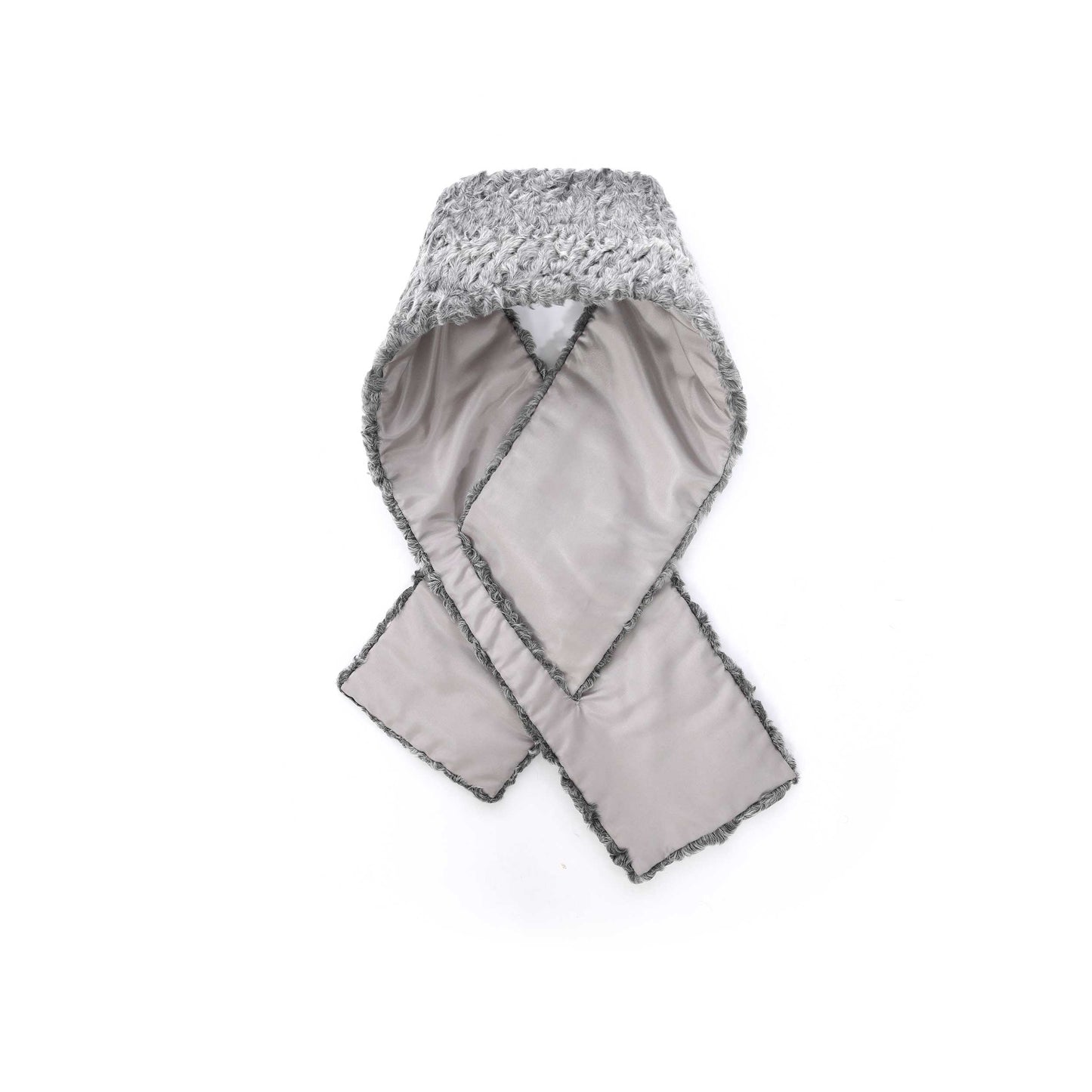 Light Grey lamb Scarf