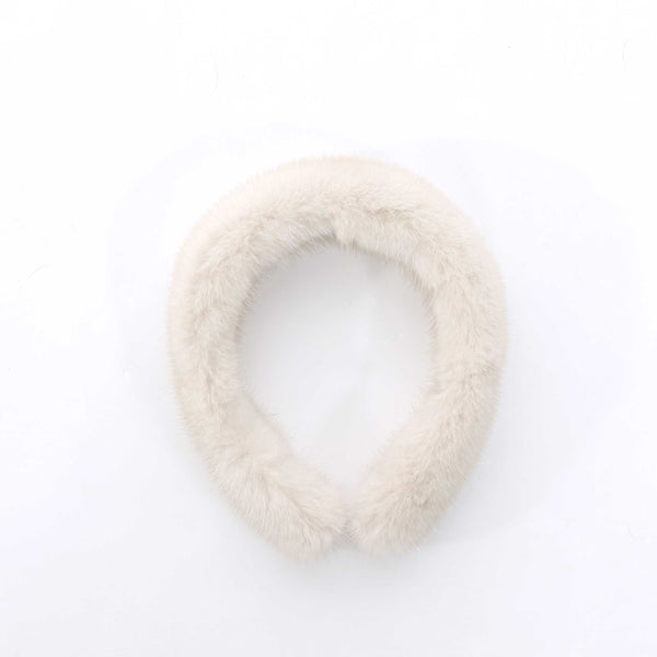 White Mink Hairband