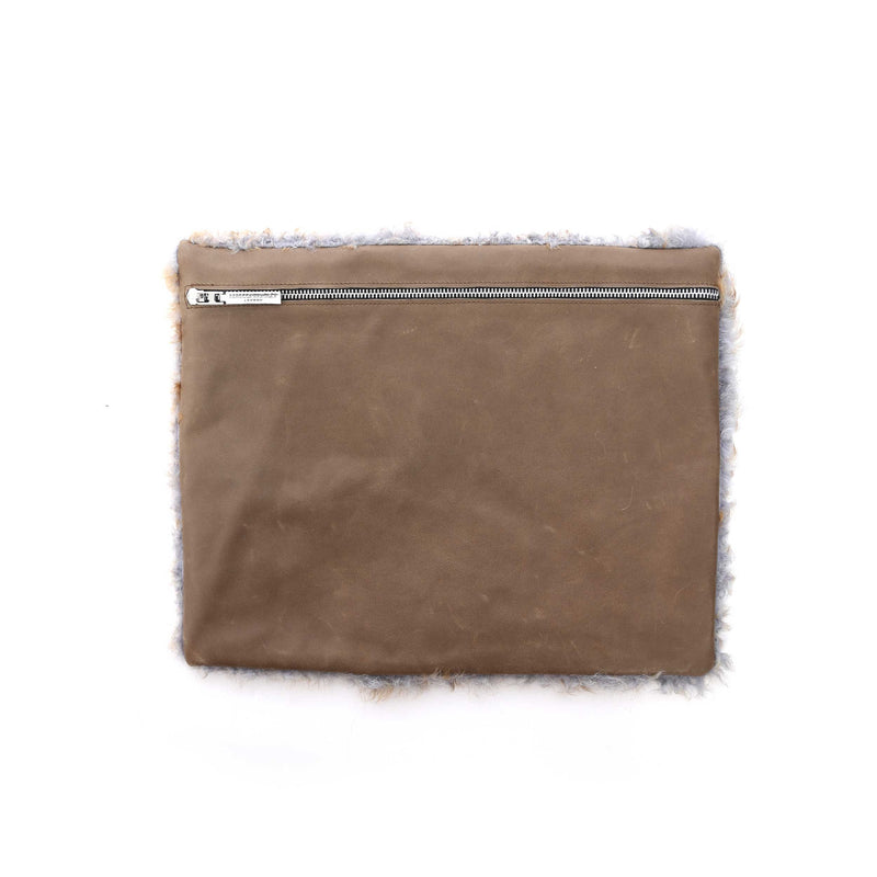 Blue and Tan tip Wallet bag