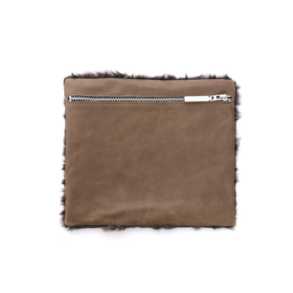 Brown Lamb wallet bag